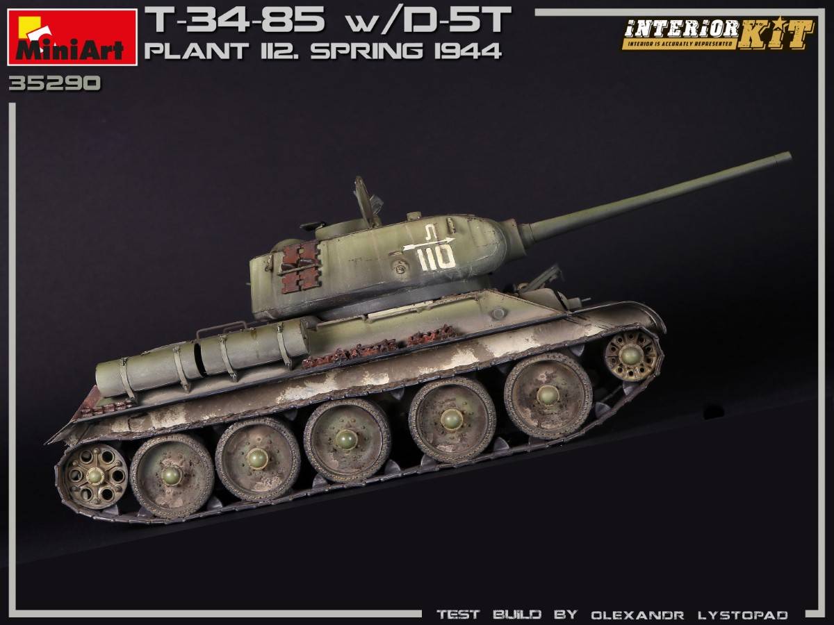 T-34/85 w/D-5T. PLANT 112. SPRING 1944. INTERIOR KIT – Image 15