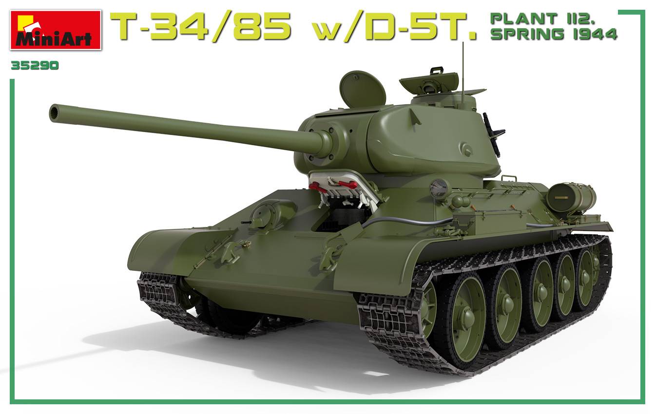 T-34/85 w/D-5T. PLANT 112. SPRING 1944. INTERIOR KIT – Image 17
