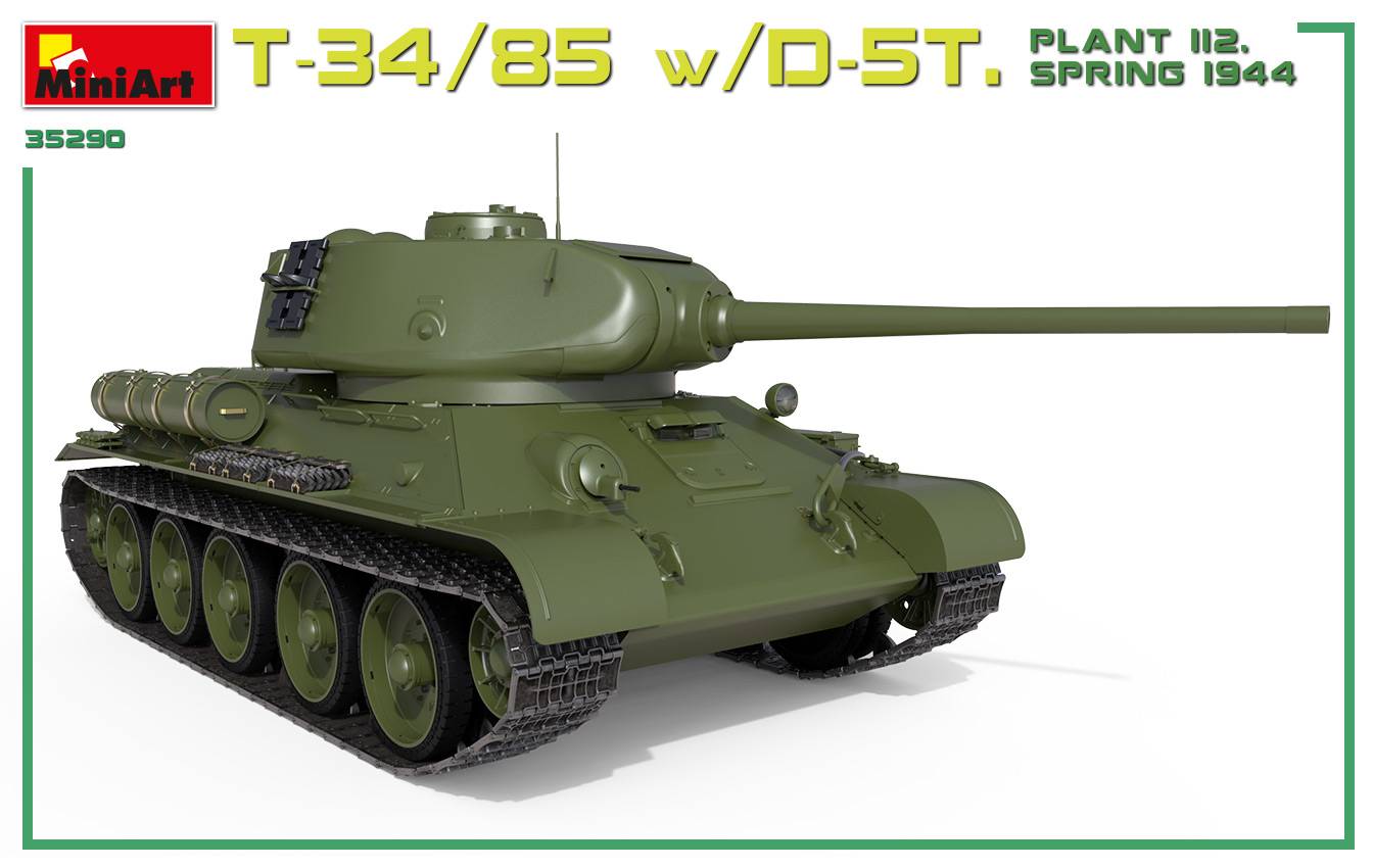 T-34/85 w/D-5T. PLANT 112. SPRING 1944. INTERIOR KIT – Image 18