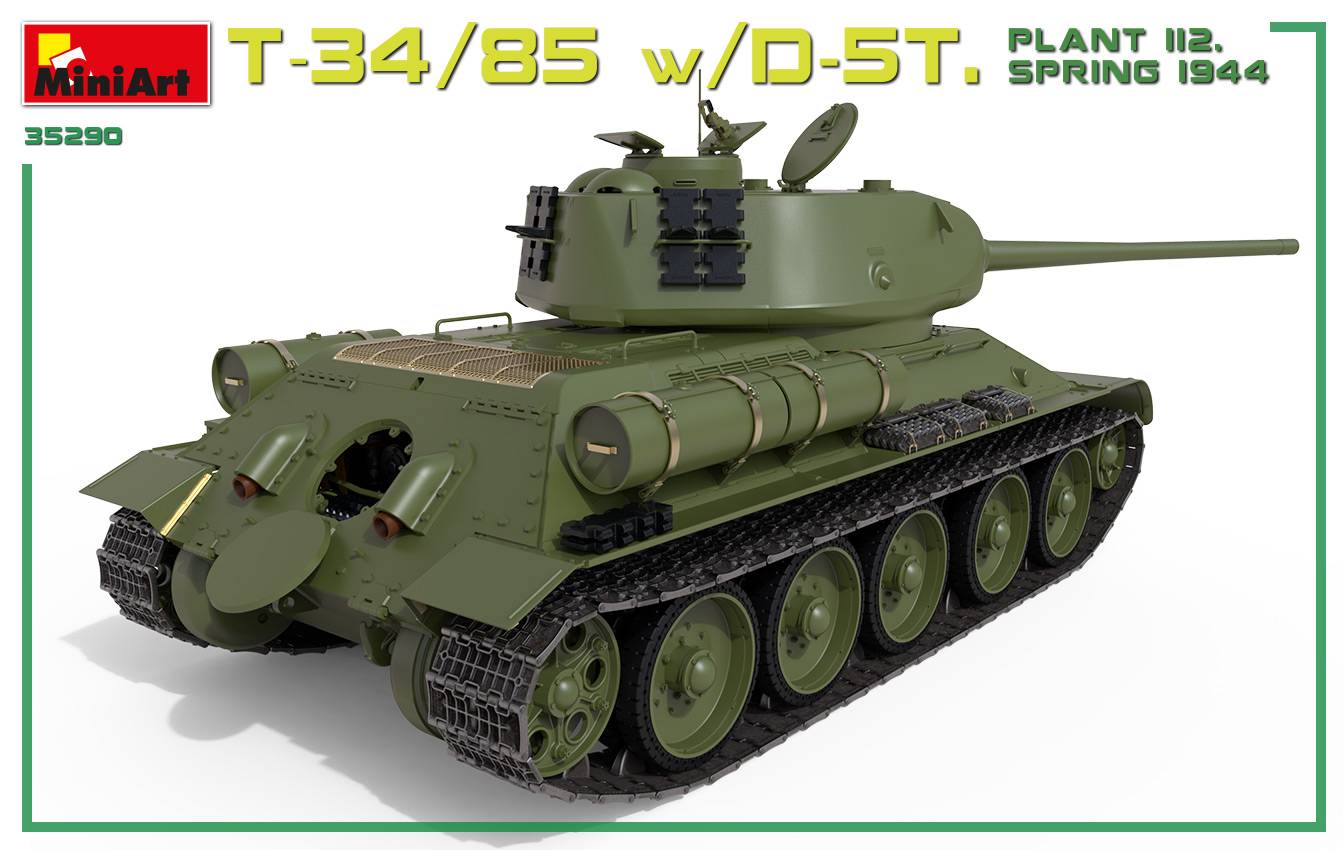 T-34/85 w/D-5T. PLANT 112. SPRING 1944. INTERIOR KIT – Image 20
