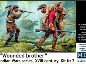Wounded brother. Indian Wars series, XVIII century. Kit No. 2