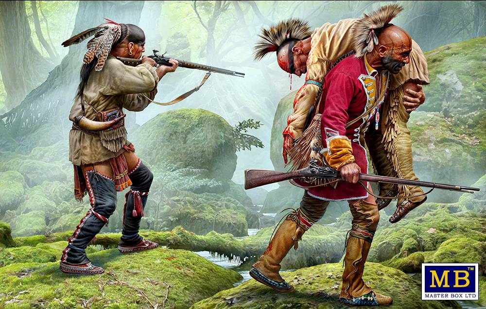 Wounded brother. Indian Wars series, XVIII century. Kit No. 2 – Image 3