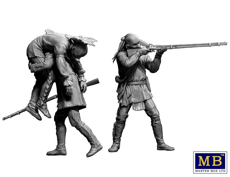 Wounded brother. Indian Wars series, XVIII century. Kit No. 2 – Image 4