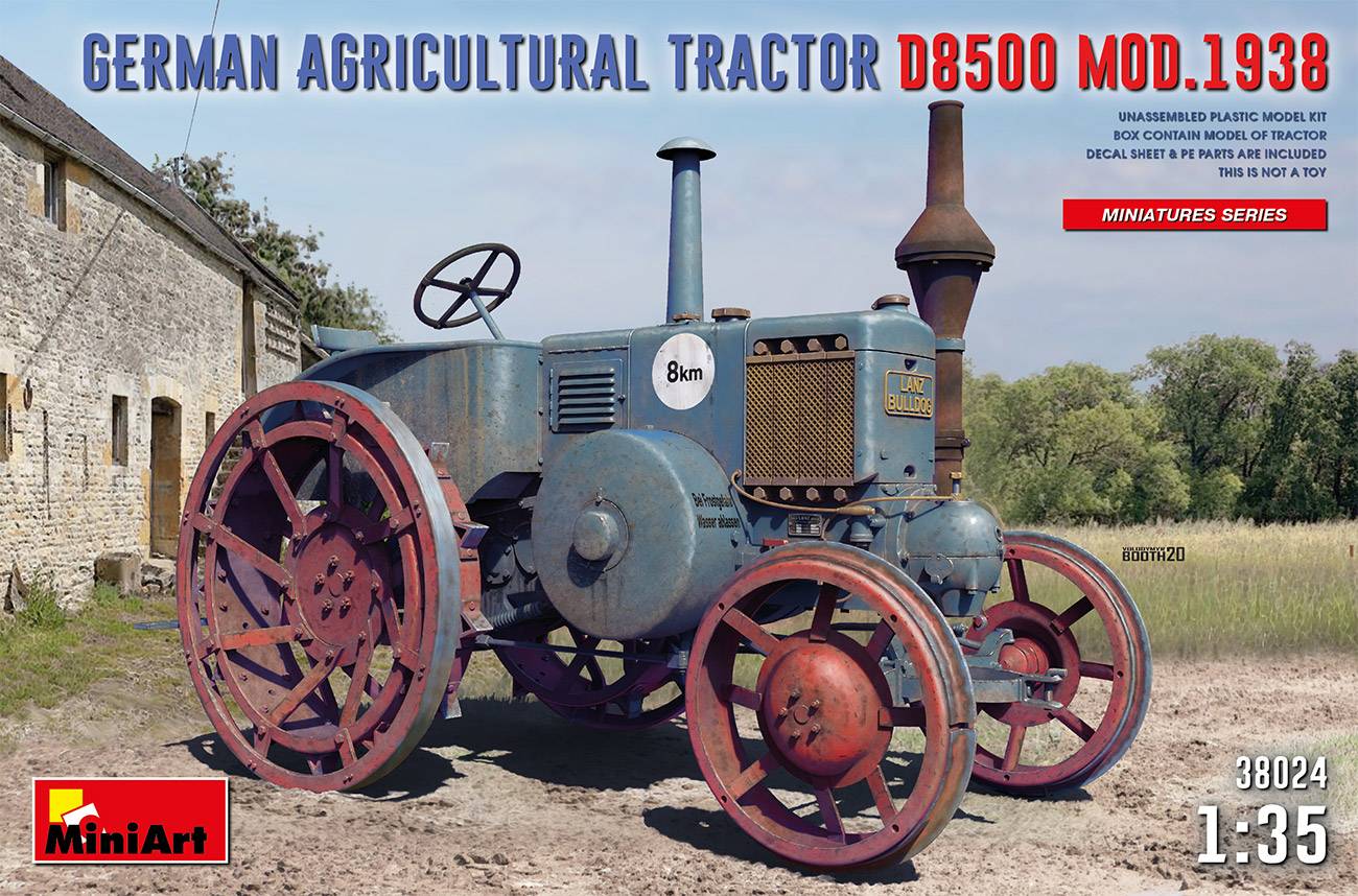 GERMAN AGRICULTURAL TRACTOR D8500 MOD. 1938
