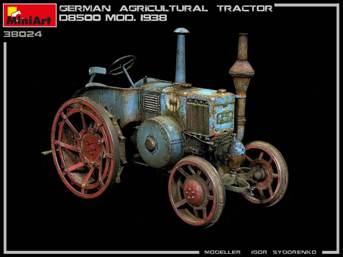 GERMAN AGRICULTURAL TRACTOR D8500 MOD. 1938 – Image 3