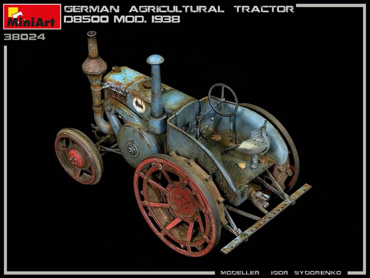 GERMAN AGRICULTURAL TRACTOR D8500 MOD. 1938 – Image 4