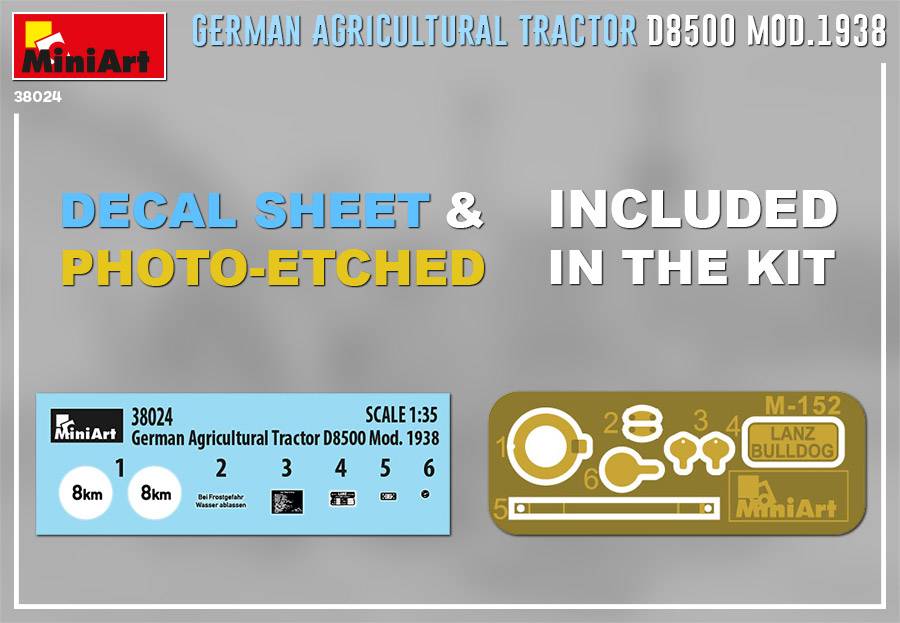GERMAN AGRICULTURAL TRACTOR D8500 MOD. 1938 – Image 8