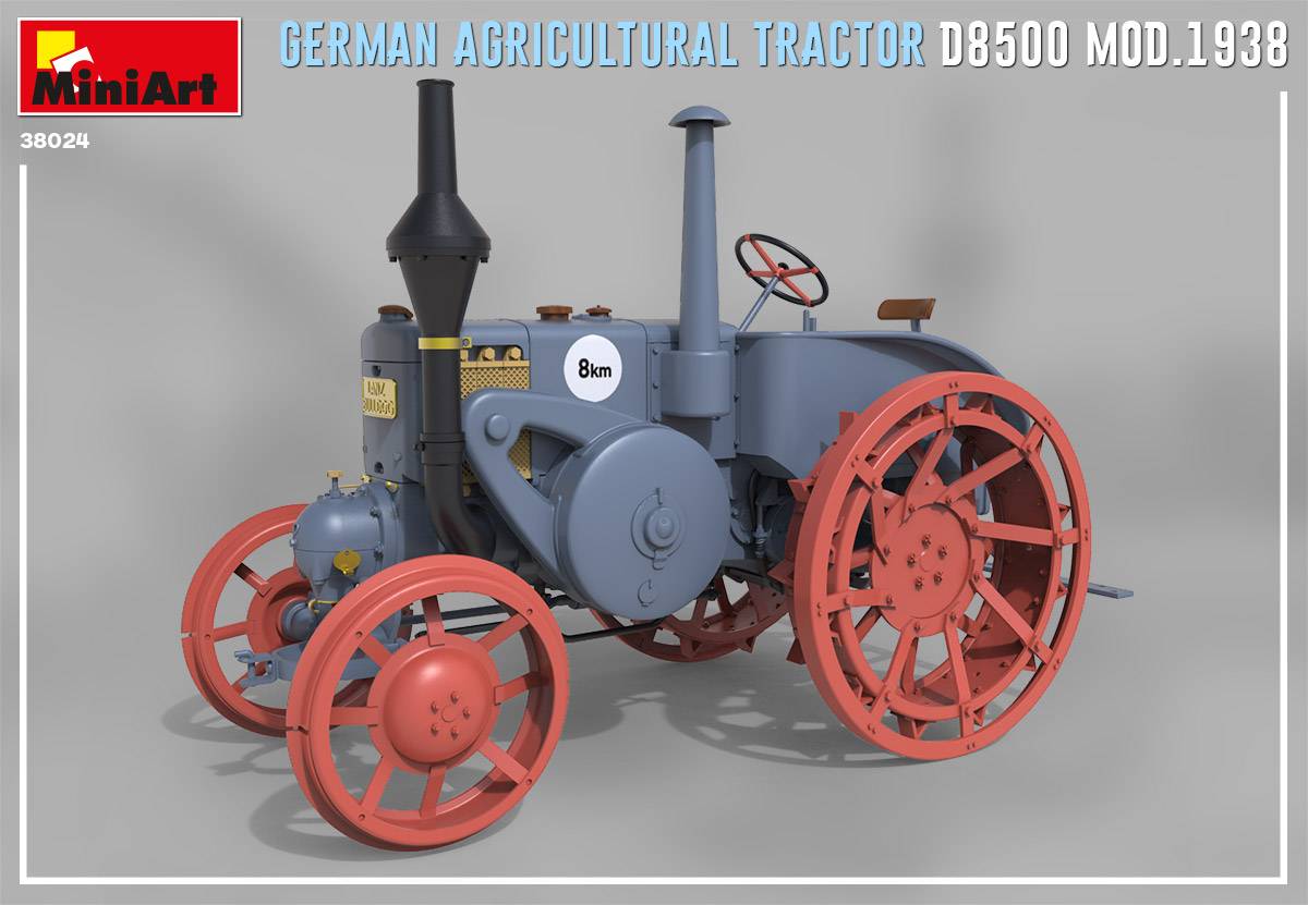 GERMAN AGRICULTURAL TRACTOR D8500 MOD. 1938 – Image 13