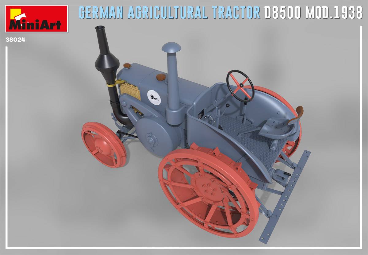 GERMAN AGRICULTURAL TRACTOR D8500 MOD. 1938 – Image 14