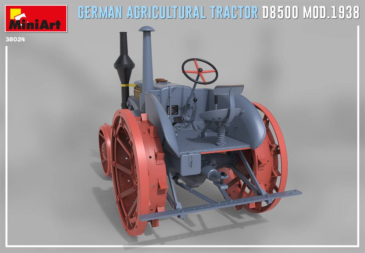 GERMAN AGRICULTURAL TRACTOR D8500 MOD. 1938 – Image 16