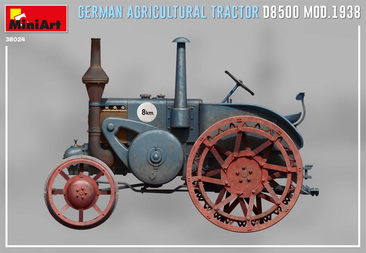 GERMAN AGRICULTURAL TRACTOR D8500 MOD. 1938 – Image 17