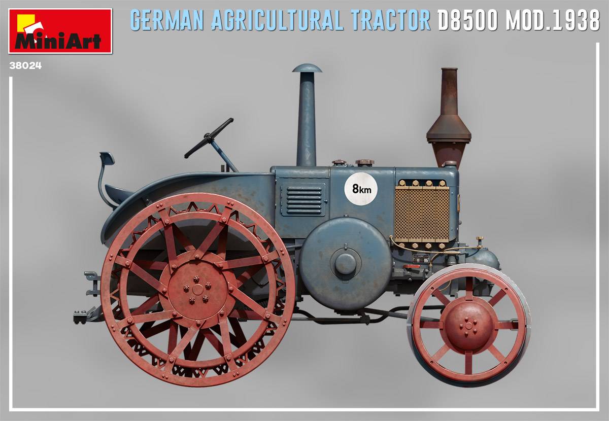 GERMAN AGRICULTURAL TRACTOR D8500 MOD. 1938 – Image 18