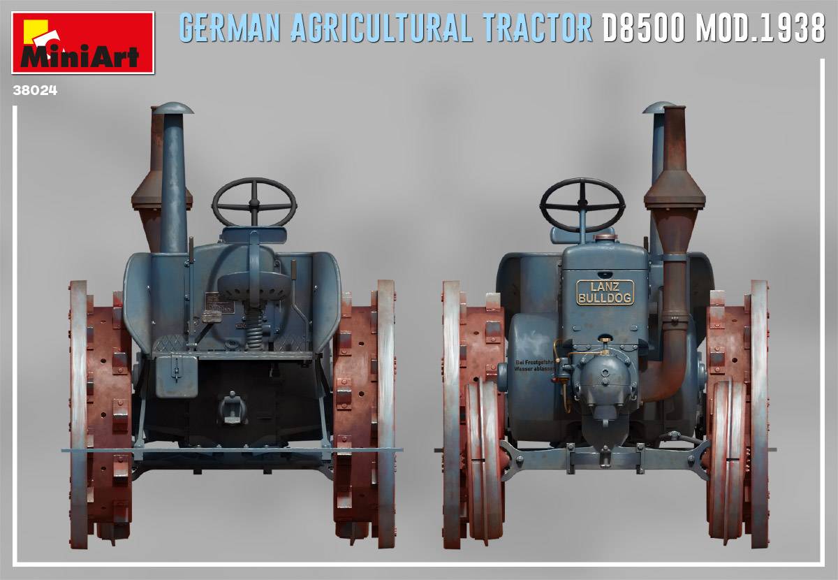 GERMAN AGRICULTURAL TRACTOR D8500 MOD. 1938 – Image 19