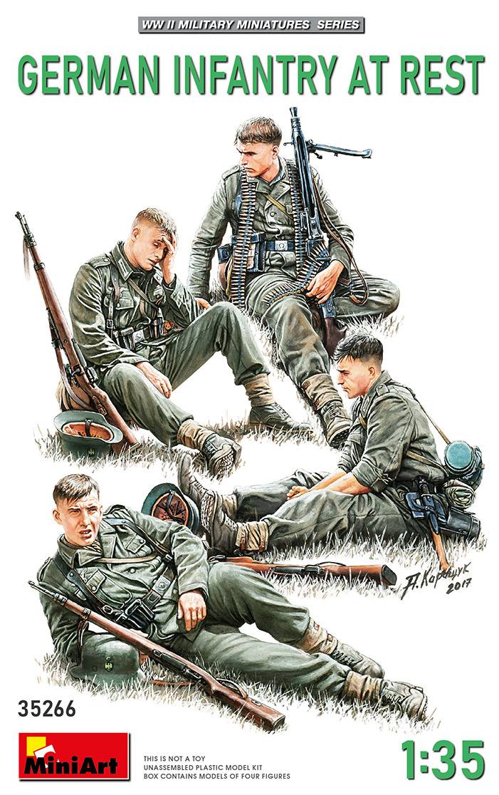 L'INFANTERIE ALLEMANDE AU REPOS