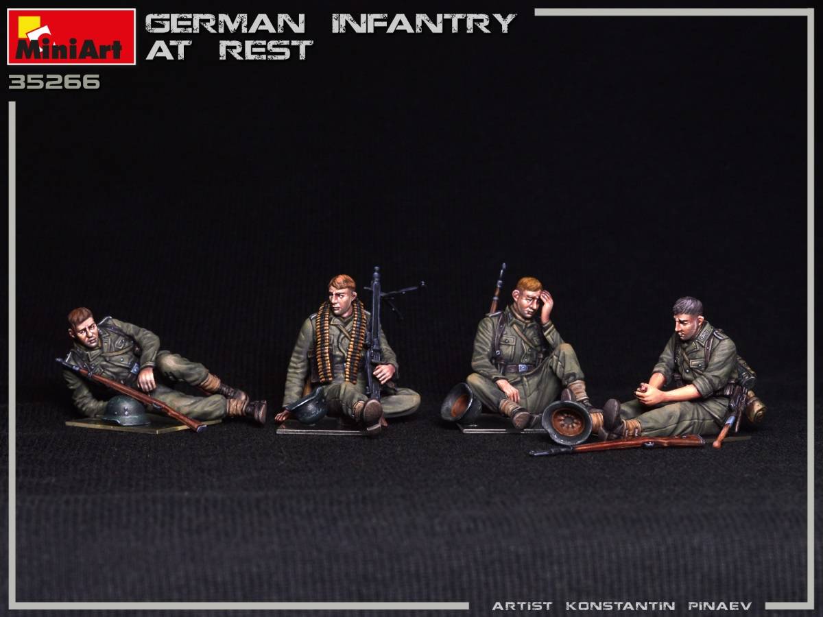 L'INFANTERIE ALLEMANDE AU REPOS – Image 2