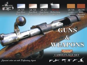 Peinture CAMOUFLAGE SET Guns and Weapons- 6x 22ml acrylic colours