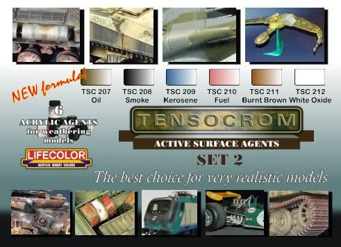 TENSOCROM SET-2 LIQUID PIGMENTS