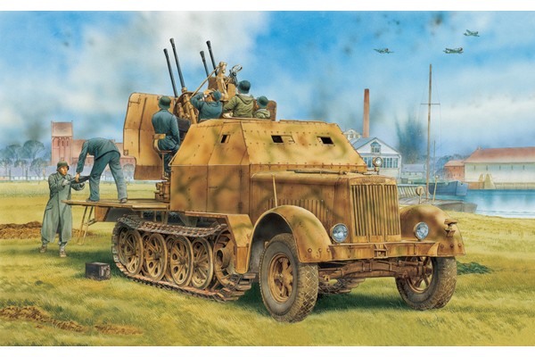 Sd.Kfz.7/1 2cm Flakvierling 38 w/Armor Cab (2 en 1) – Image 2