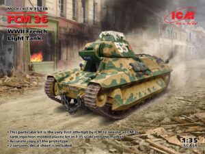 FCM 36 WWII French Light Tank