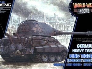 World War Toons King Tiger compatible avec Porsche Turret German Heavy Tank