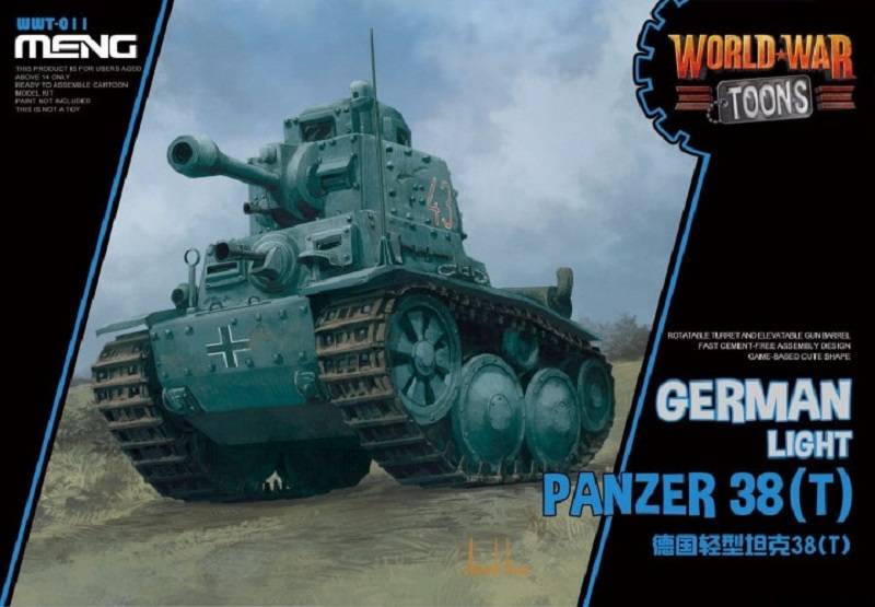 World War Toons German Light Panzer 38(T)