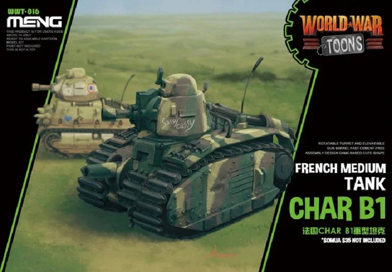 World War Toons French Heavy Tank Char B1