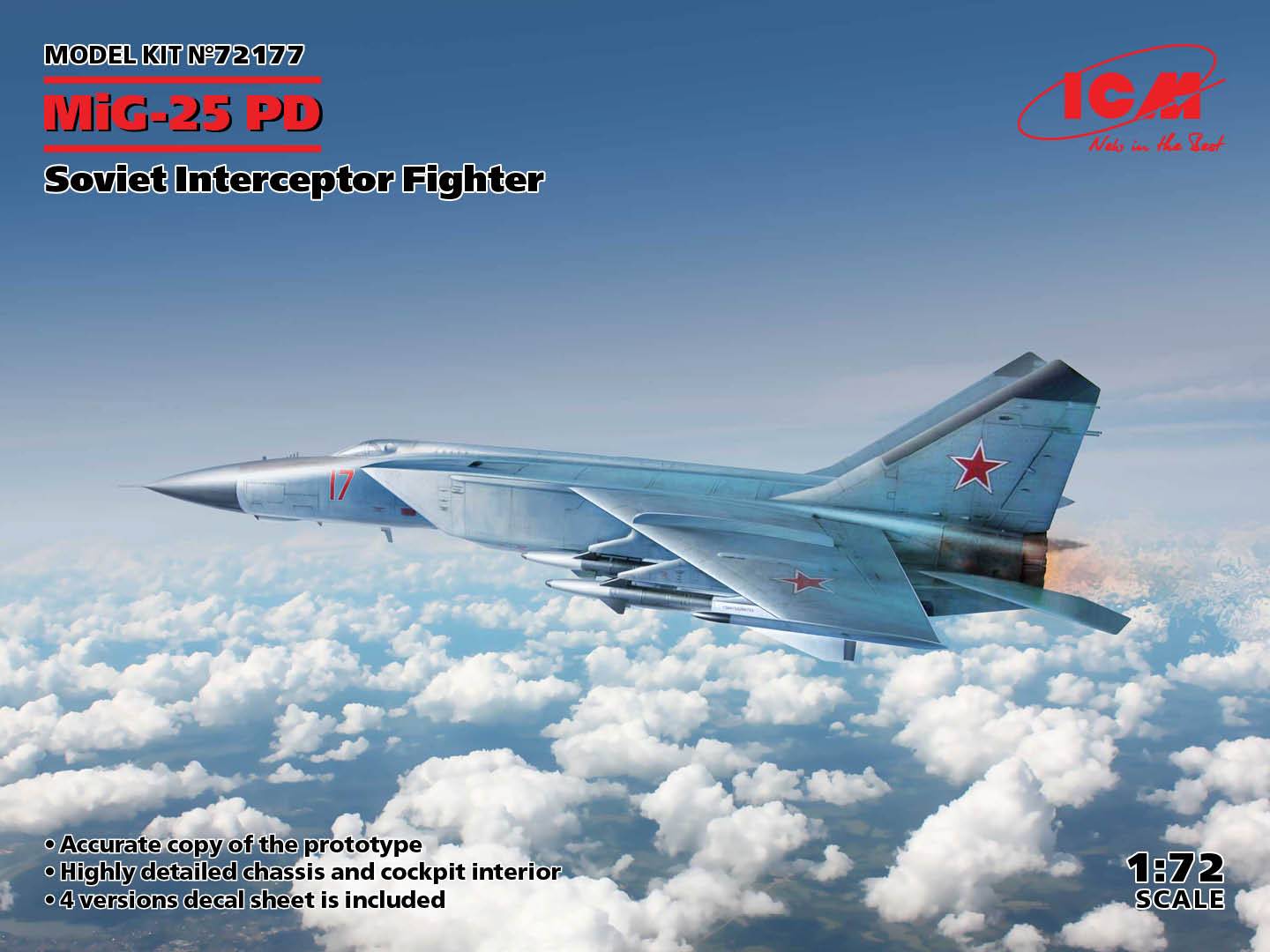 MiG-25 PD Soviet Interceptor Fighter