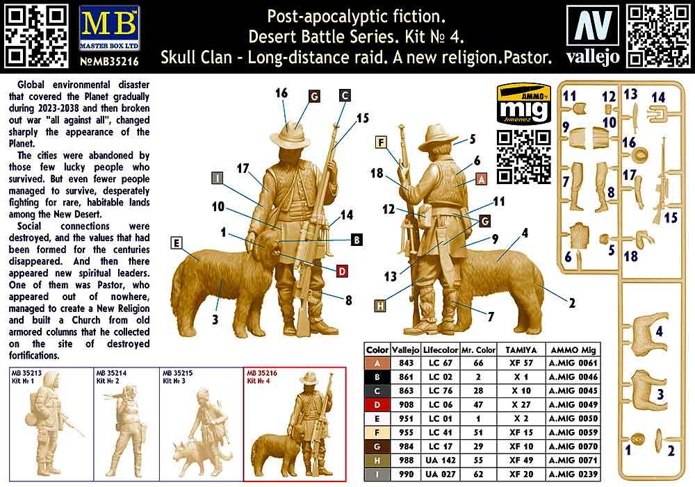 Desert Battle Series Kit №4. Skull Clan – Long-distance raid. A new religion. Pastor – Image 2