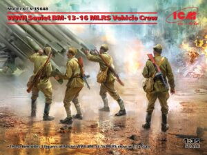 WWII Soviet BM-13-16 MLRS Vehicle Crew
