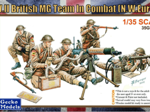 WWII British MG Team in Combat (N.W.Europe)