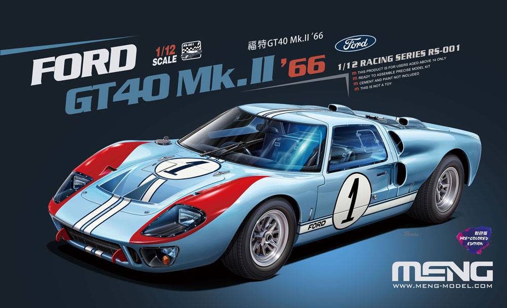 FORD GT40 Mk.II ‘66 (PRE-COLORED EDITION)