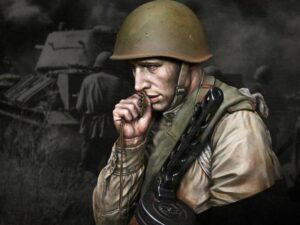 'On The Edge of No Man's Land' WW2 Young Red Army Infantryman Battle of Kursk