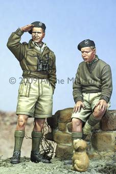 British Armoured Crew Set and Puppy – Image 2