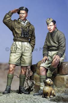 British Armoured Crew Set and Puppy – Image 3
