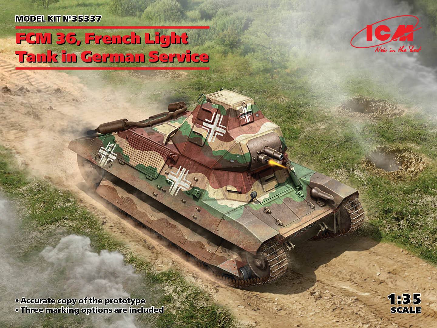 FCM 36 French Light Tank in German Service