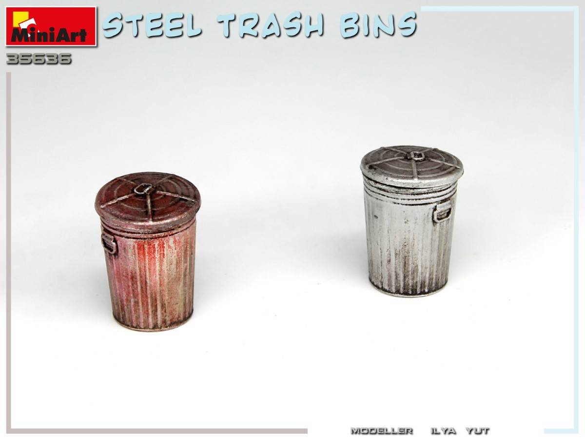 STEEL TRASH BINS – Image 7