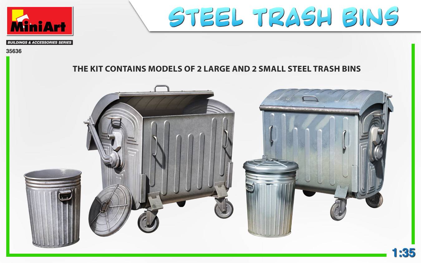 STEEL TRASH BINS – Image 8