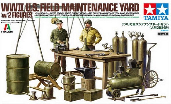 WWII US Field Maintenance Yard