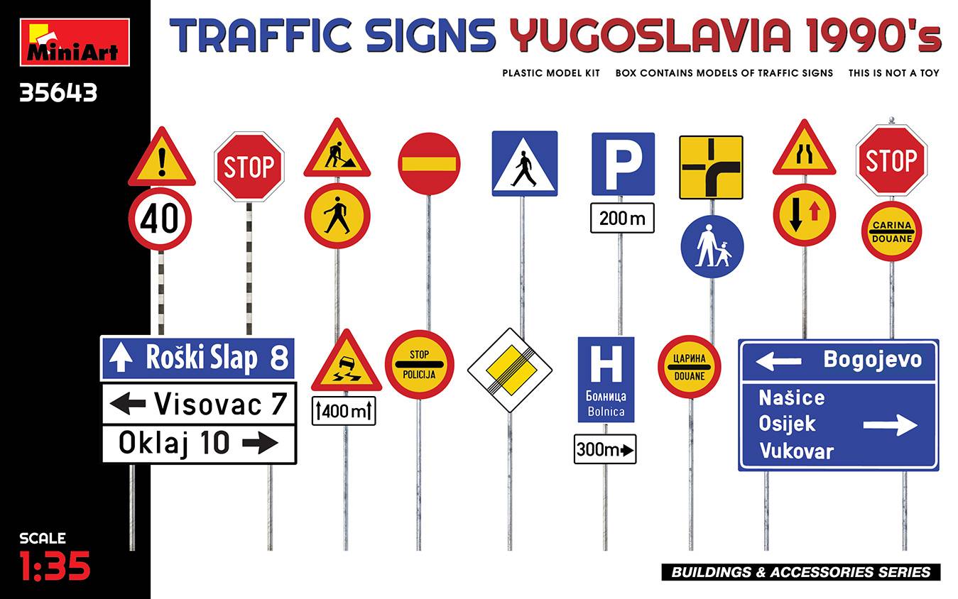 TRAFFIC SIGNS YUGOSLAVIA 1990’s