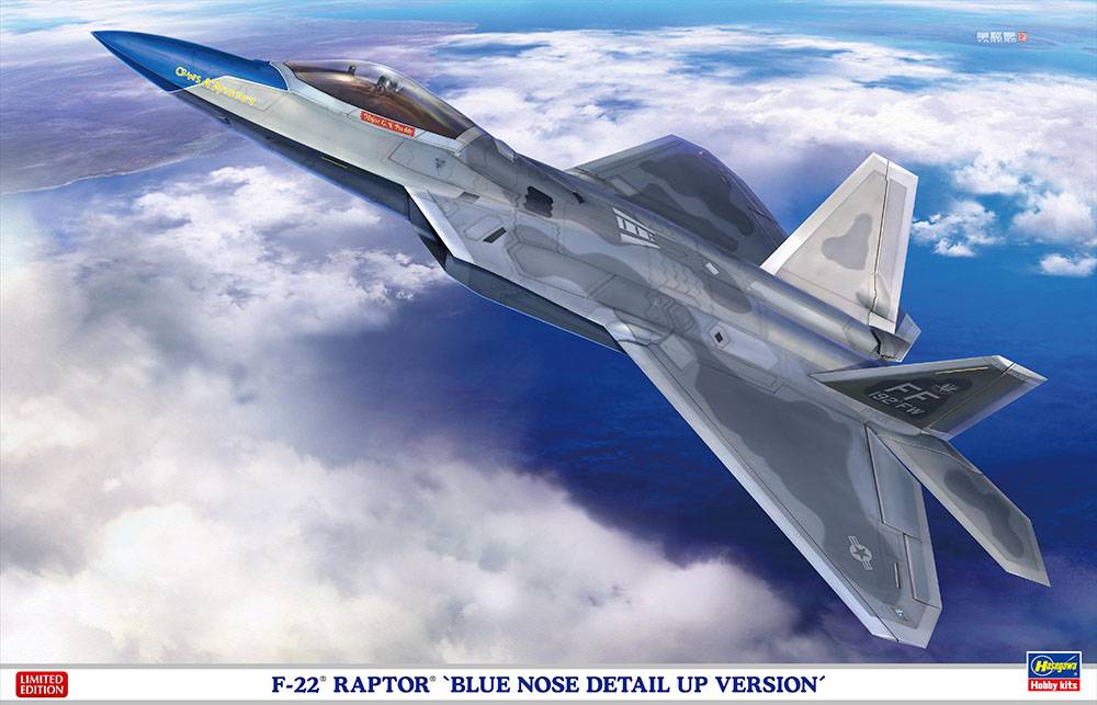 F-22 Raptor `Blue Nose Detail Up Version`