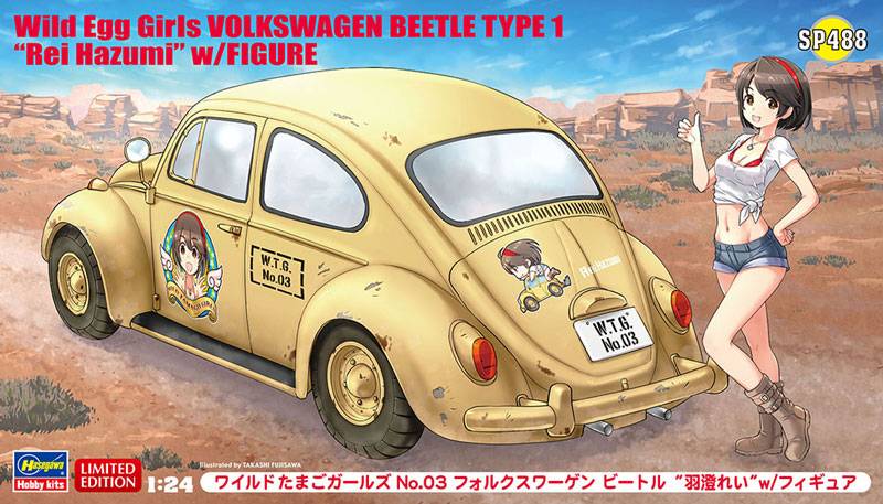 Wild Egg Girls Volkswagen Beetle Type 1 “Rei Hazumi” w/Figure