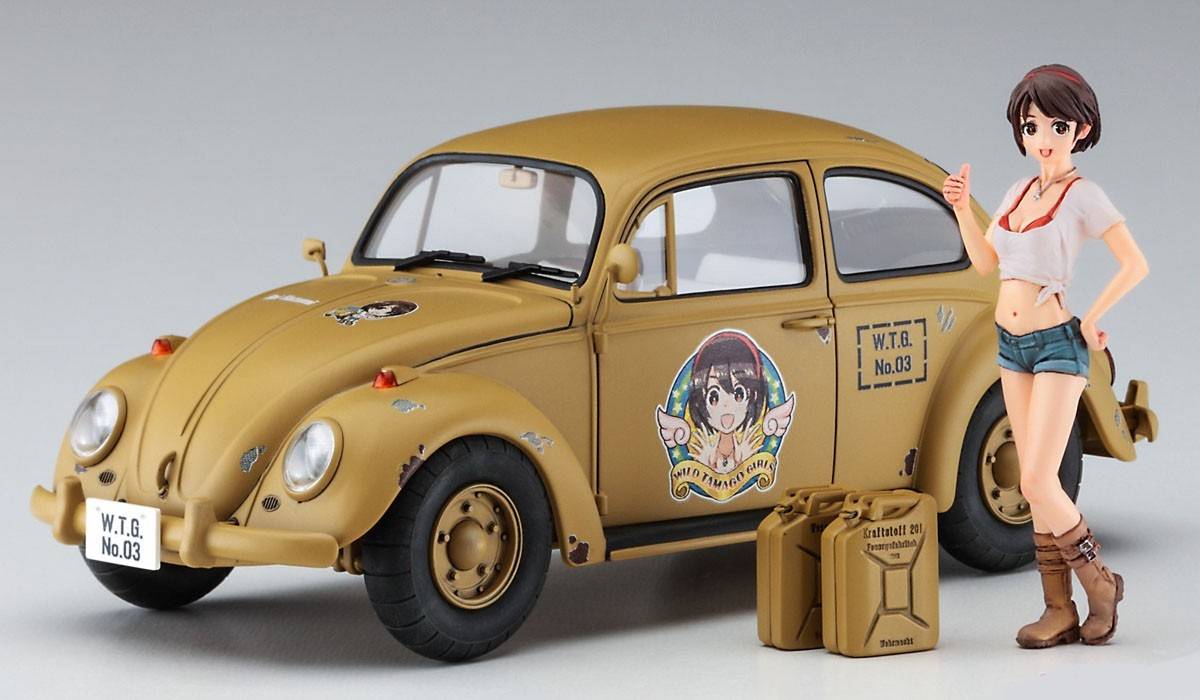 Wild Egg Girls Volkswagen Beetle Type 1 “Rei Hazumi” w/Figure – Image 2