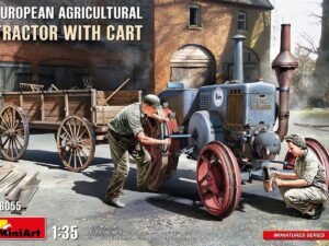 EUROPEAN AGRICULTURAL TRACTOR WITH CART