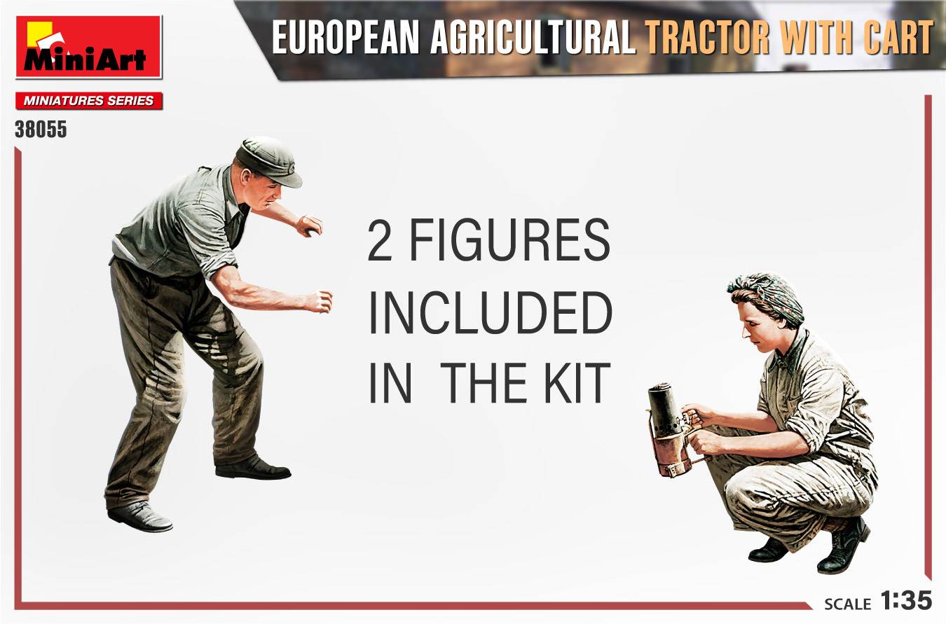 EUROPEAN AGRICULTURAL TRACTOR WITH CART – Image 14