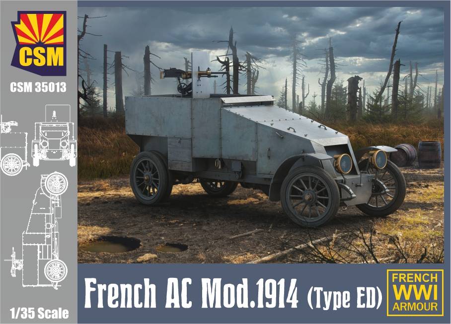 French Armored Car Modele 1914 (Type ED)