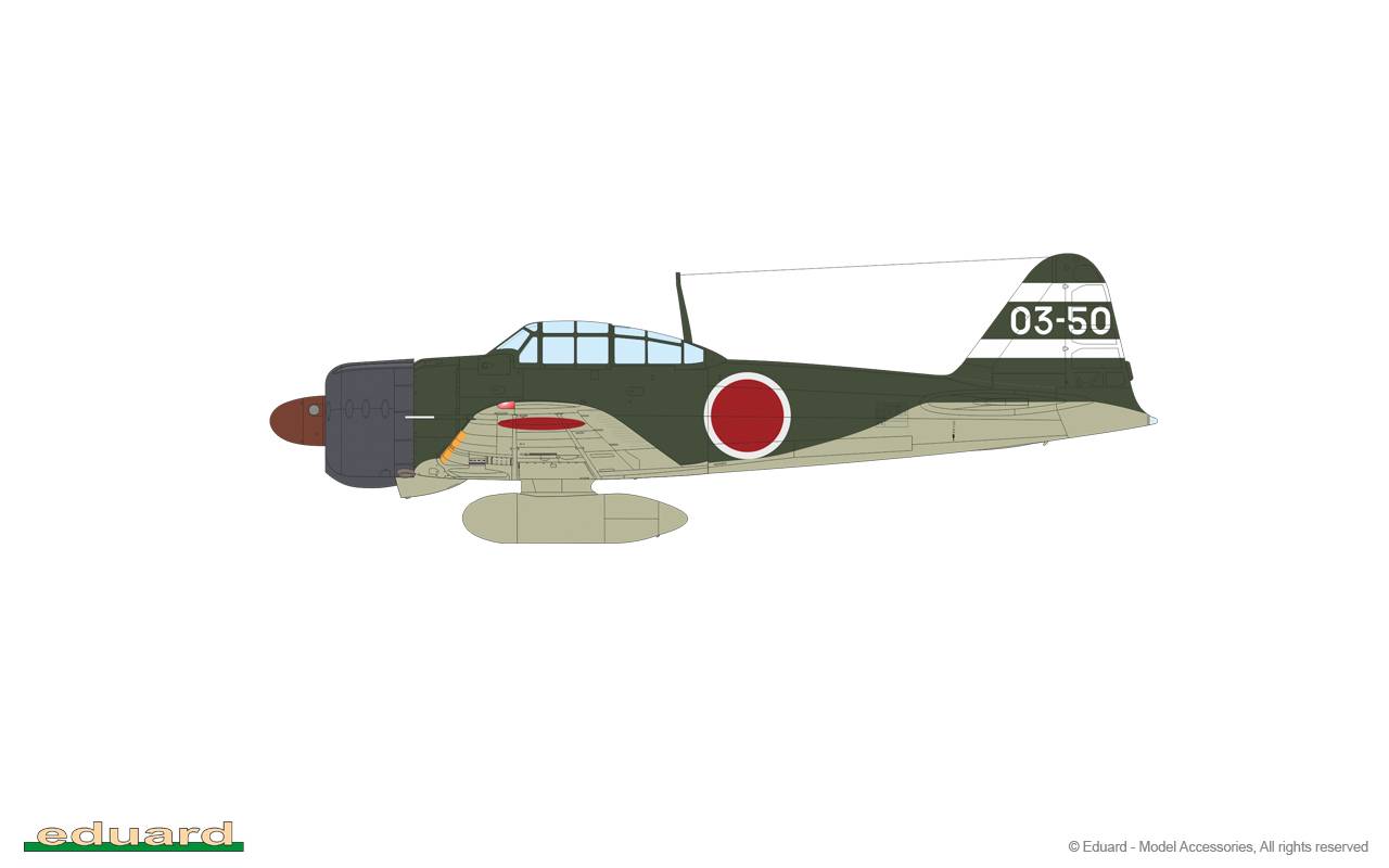 ZERO ZERO ZERO! A6M2 Zero Type 21 DUAL COMBO Limited edition – Image 8