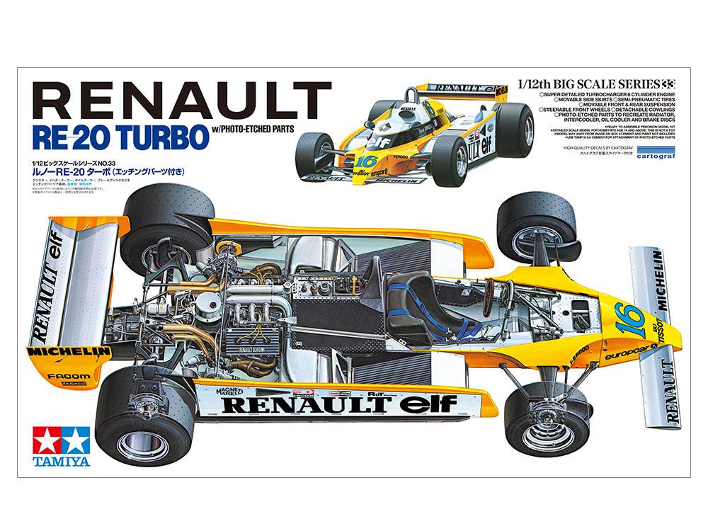 Renault RE-20 Turbo (w/Photo-Etched Parts)