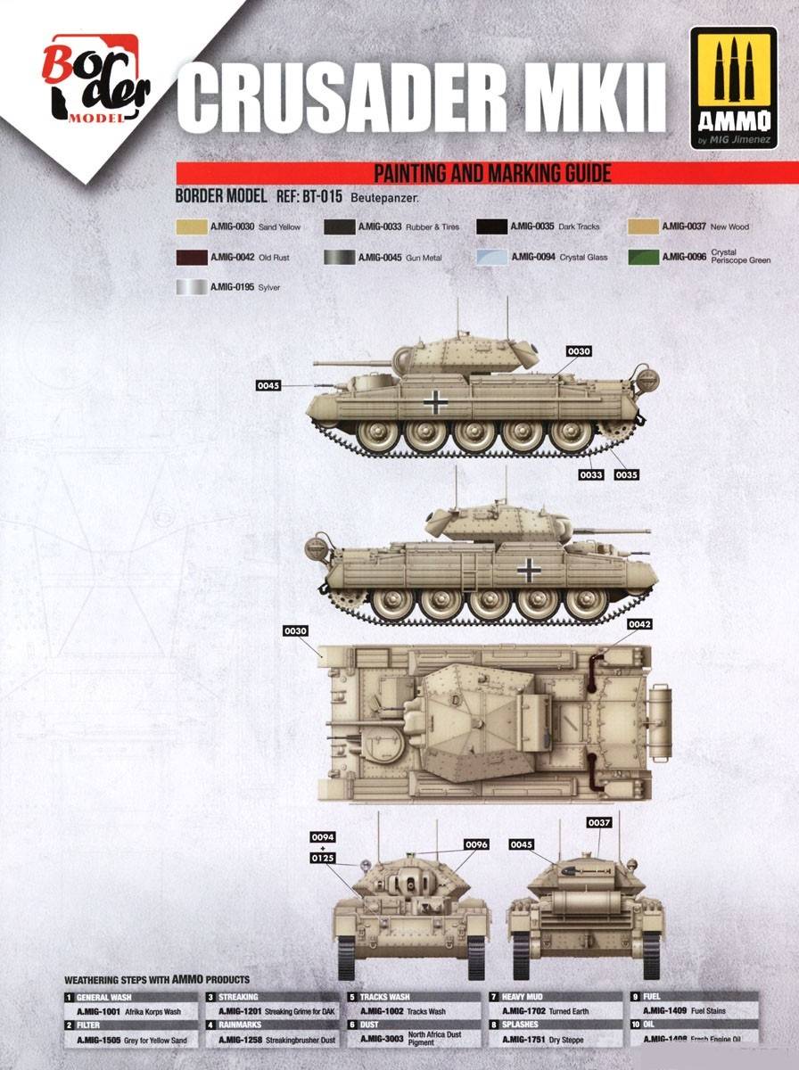 Crusader Mk.II British Cruiser Tank MK.VI & German Pzkpfw.MK V746(e) – Image 11