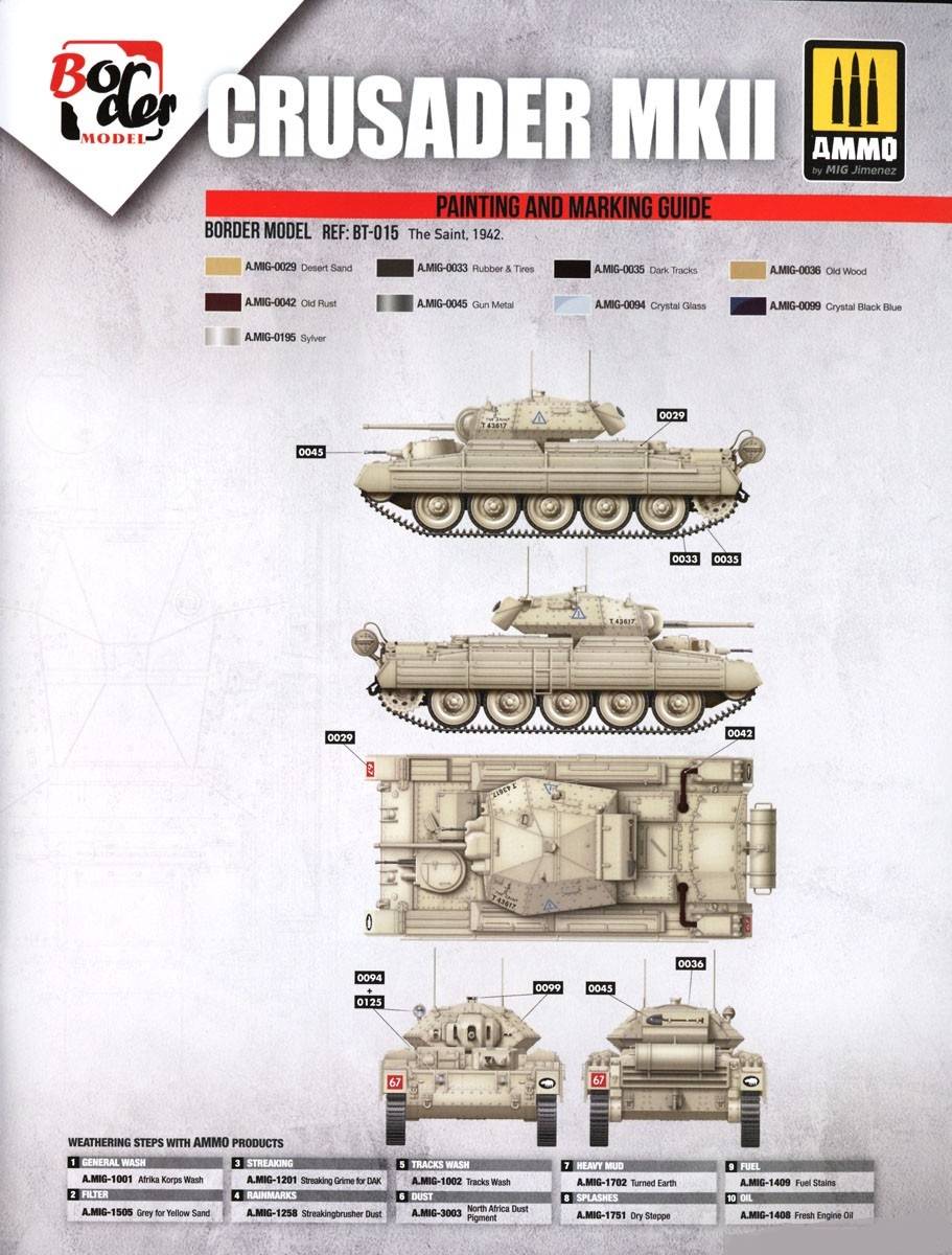 Crusader Mk.II British Cruiser Tank MK.VI & German Pzkpfw.MK V746(e) – Image 12
