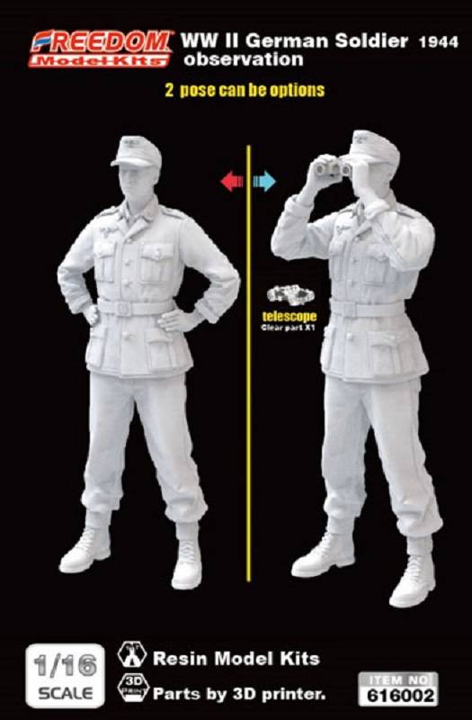 WWII German Soldier 1944 Observation – Image 2